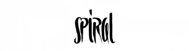Spiral フォント
