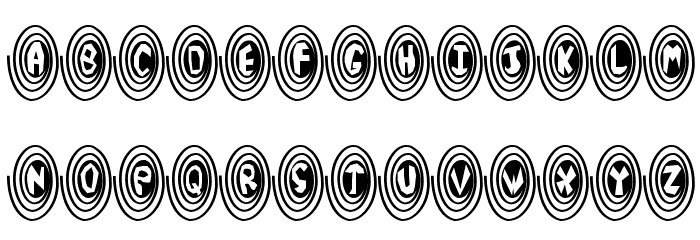 SpiralOdellic Font LOWERCASE