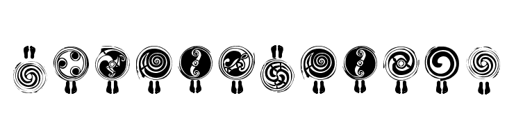 SpiralTraces Font