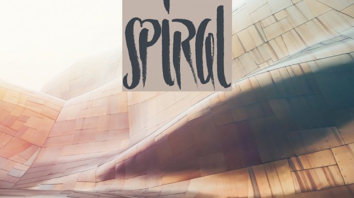 Spiral Font examples