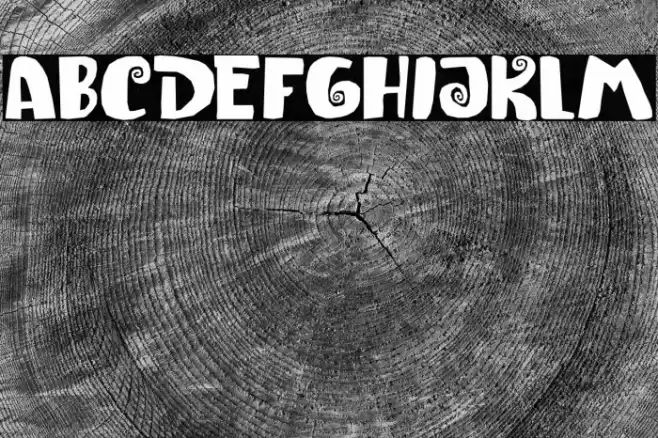 Spiraling Down DEMO Regular फ़ॉन्ट examples