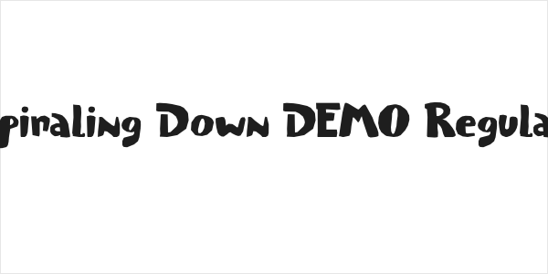 Spiraling Down DEMO Regular Logo