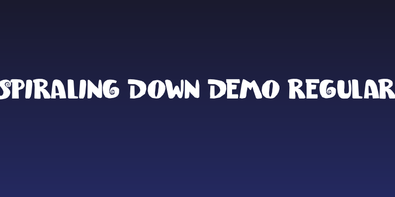 Spiraling Down DEMO Regular Social Header