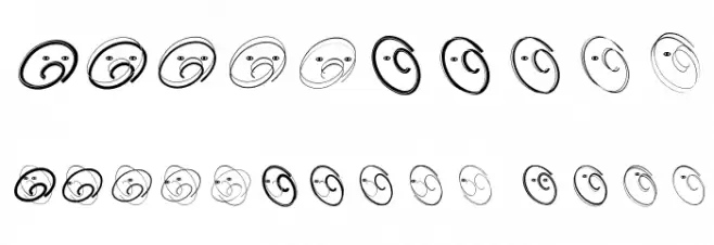 SpiralnauticsTwo Font OTHER CHARS