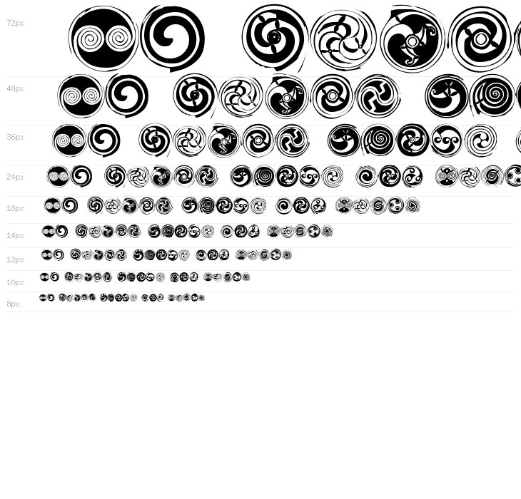 Spirals Regular Waterfall