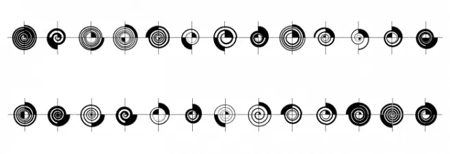 SpiralusKrux Fonte MAIÚSCULAS