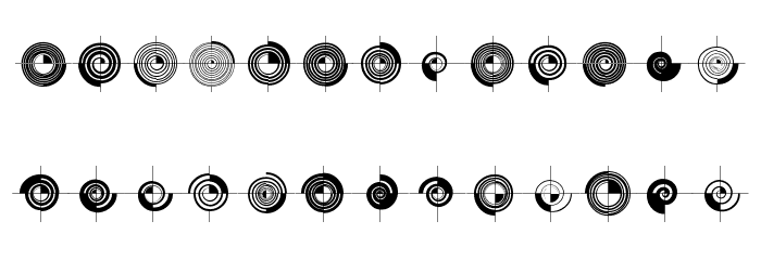 SpiralusKrux Font LOWERCASE