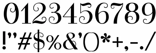 Spirax-Regular Font OTHER CHARS