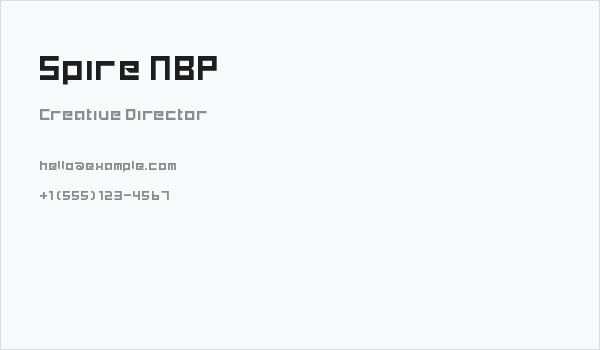Spire NBP Business Card