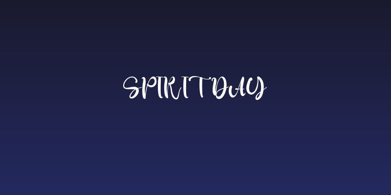 Spirit Day Social Header