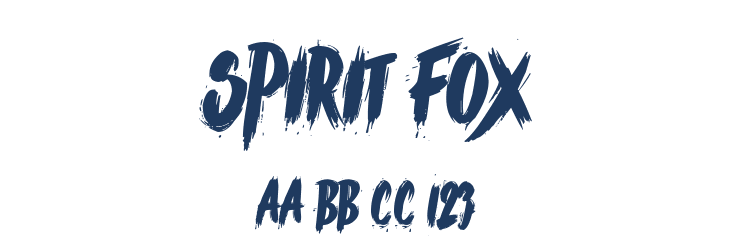 Spirit Fox Font Preview