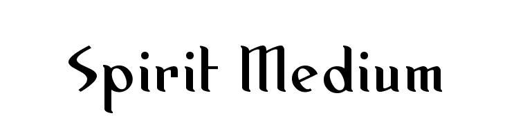 Spirit Medium  لخطوط تنزيل