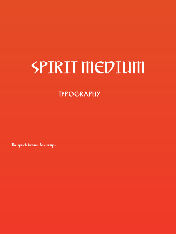 Spirit Medium Poster