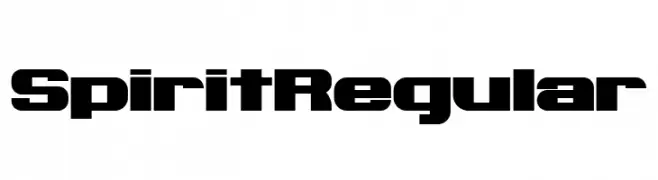 Spirit Regular  Descarca Fonturi Gratis