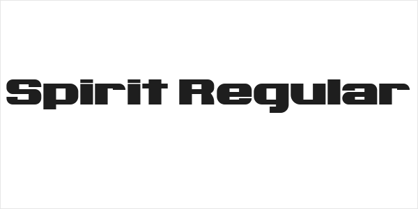 Spirit Regular Logo