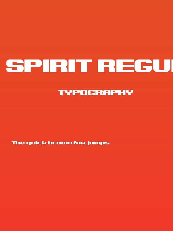 Spirit Regular Poster