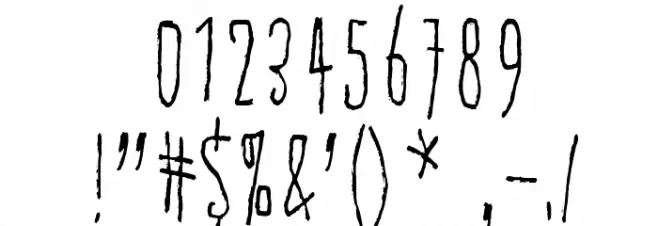 Spirit Ritual Font OTHER CHARS