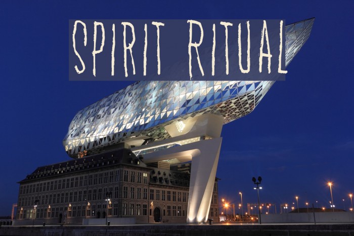 Spirit Ritual Font examples