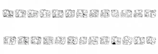 Spirit of Montezuma Five フォント 大文字