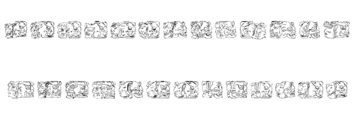 Spirit of Montezuma Five Font LOWERCASE
