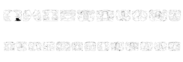 Spirit of Montezuma Font LOWERCASE