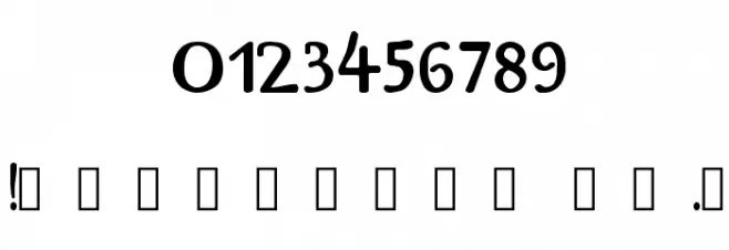 Spirit Font OTHER CHARS