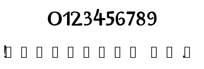 Spirit Font OTHER CHARS