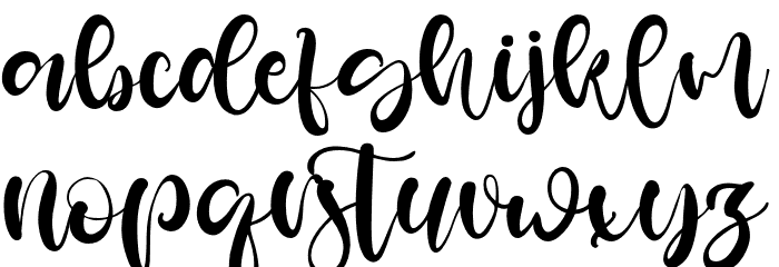 SpiritDay Font LOWERCASE