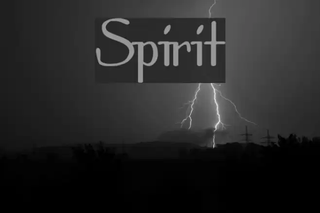 Spirit Font examples