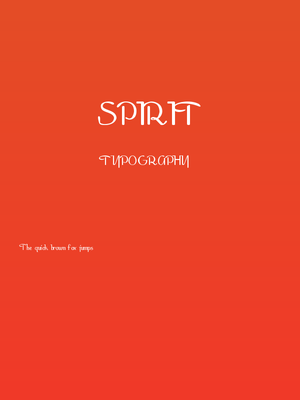 Spirit Poster