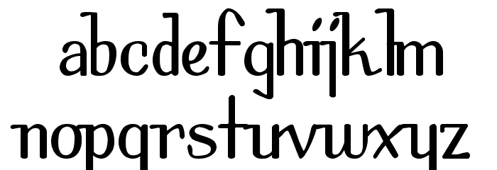 Spirit Font LOWERCASE