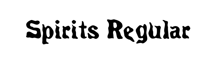 Spirits Regular  لخطوط تنزيل
