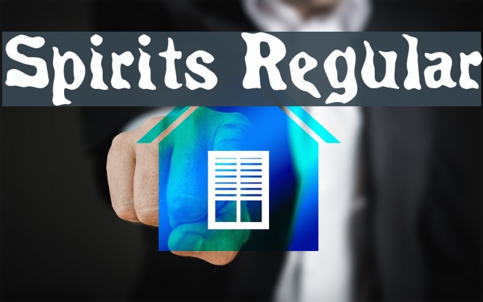 Spirits Regular لخطوط تنزيل examples