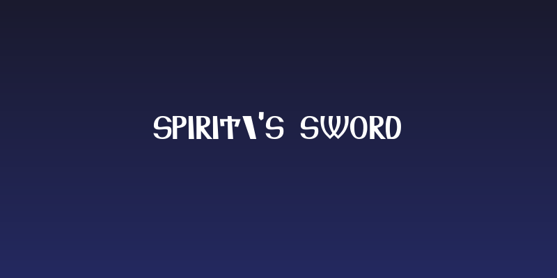 Spirit's Sword Social Header