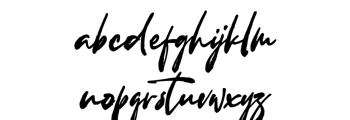 Spiritual Lightning Font LOWERCASE