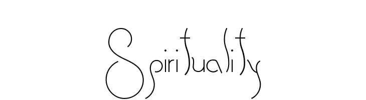 Spirituality  Frei Schriftart Herunterladen