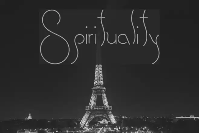 Spirituality Font examples
