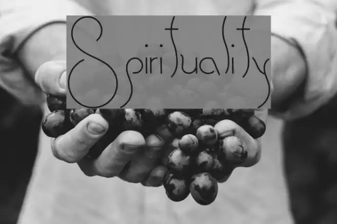 Spirituality Font examples