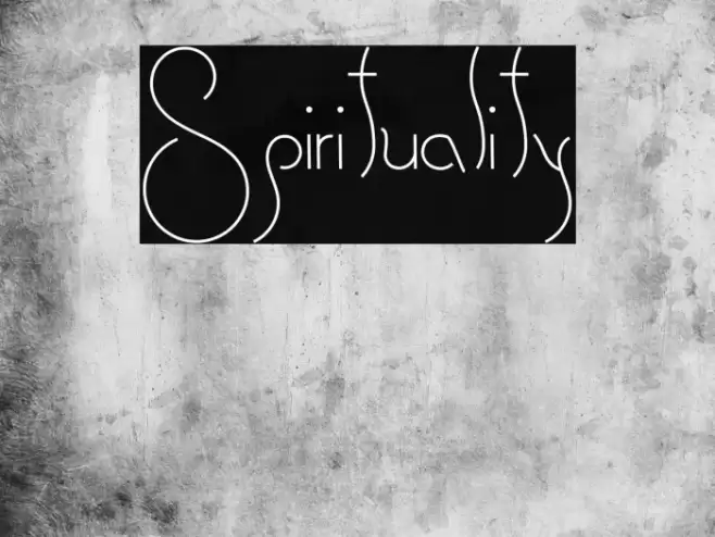 Spirituality Font examples
