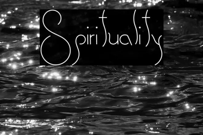 Spirituality Font examples