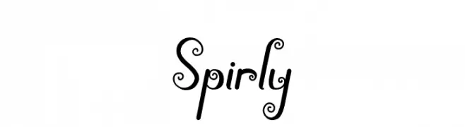 Spirly  Free Fonts Download