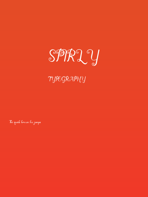 Spirly Poster