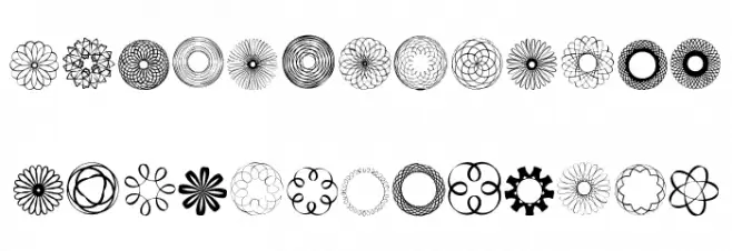 SpiroFace Fonte MAIÚSCULAS