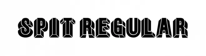 Spit Regular  Descarca Fonturi Gratis