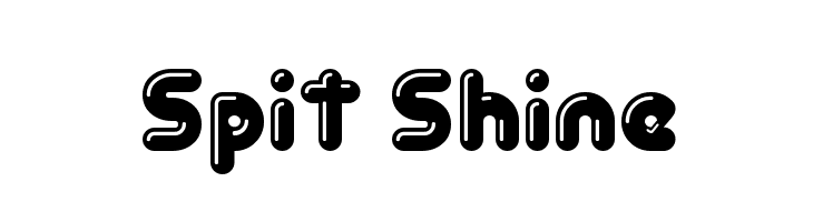 Spit Shine  Frei Schriftart Herunterladen