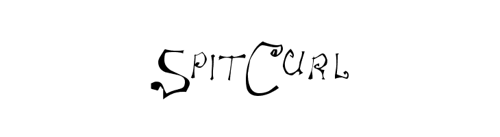 SpitCurl  Frei Schriftart Herunterladen