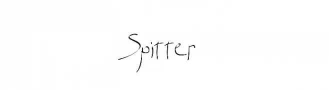 Spitter  नि: शुल्क फ़ॉन्ट्स डाउनलोड