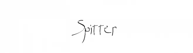 Spitter  नि: शुल्क फ़ॉन्ट्स डाउनलोड