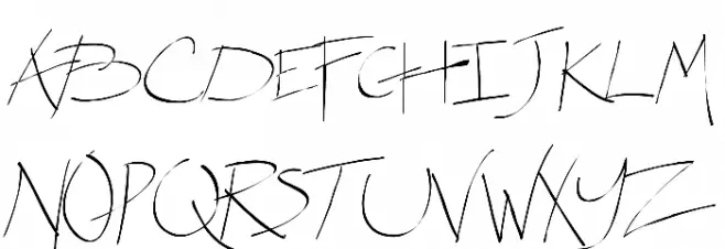 Spitter Font UPPERCASE