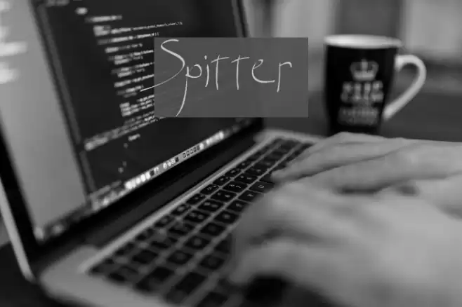 Spitter Font examples